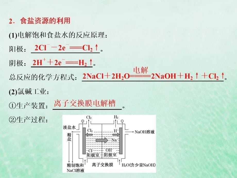 2018-2019学年高中化学 第二单元 化学与资源开发利用 课题2 海水的综合利用课件 新人教版选修2_第5页