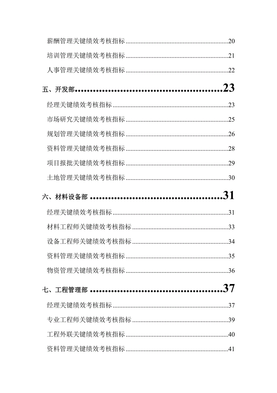 2020年房地产企业绩效考核指标库.doc_第2页