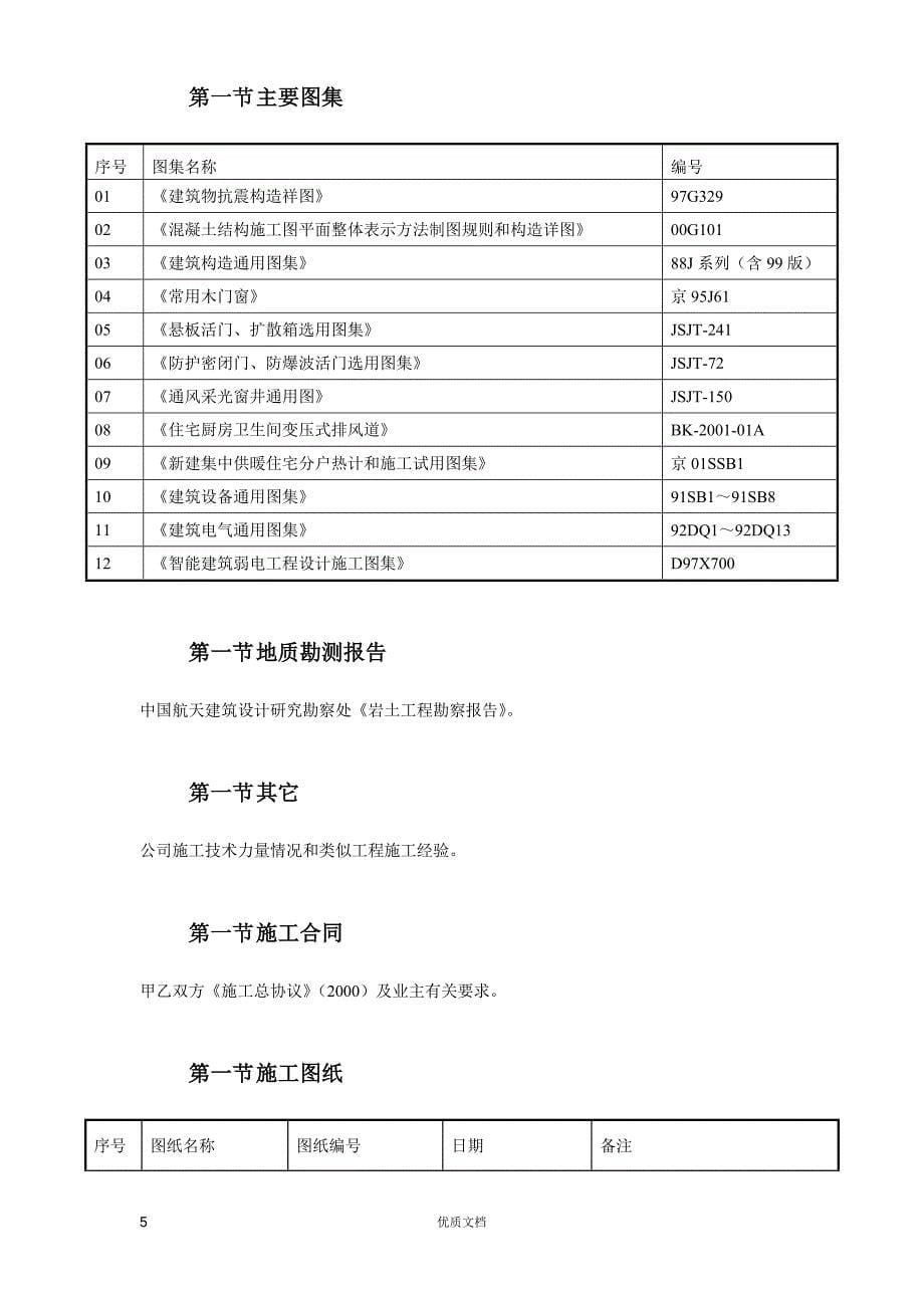 实用方案 工艺 专项---北京某住宅综合楼工程施工组织设计方案_第5页