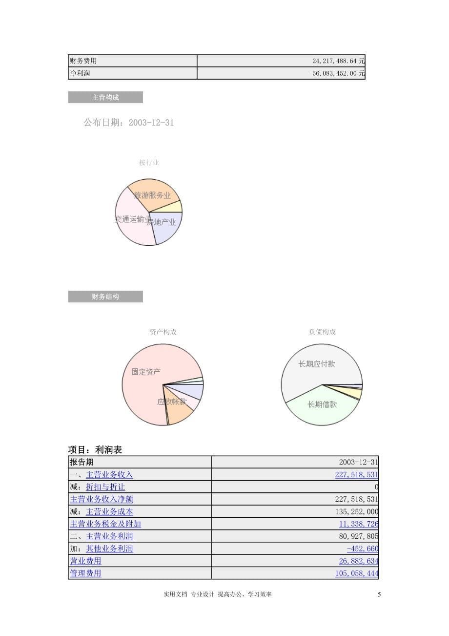 海南高速公路股份有限公司财务报表分析-_第5页