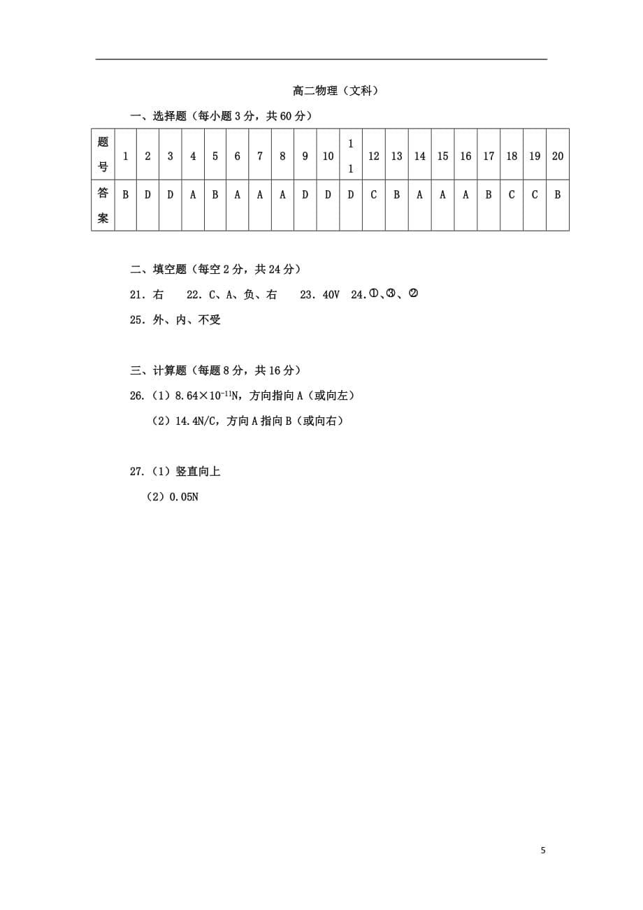 湖南省常德市2018_2019学年高二物理下学期期中试题文_第5页