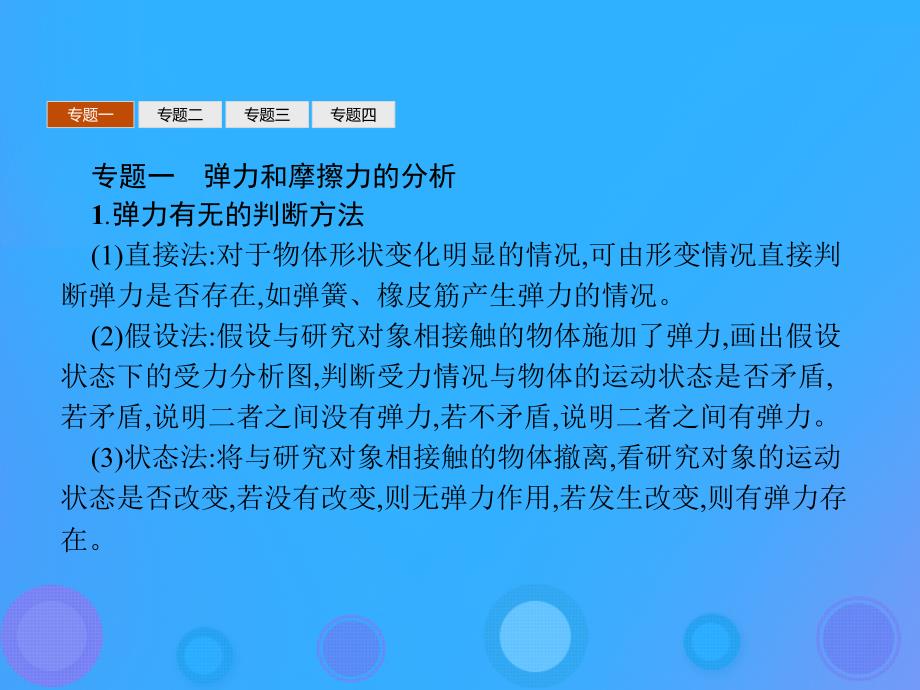 2019学年高中物理 第三章 相互作用本章整合课件 新人教版必修1教学资料_第2页