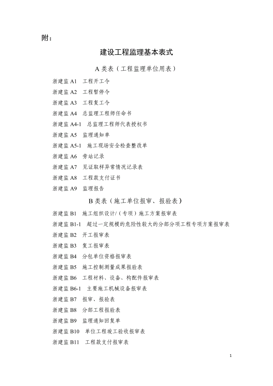 2020年建设工程监理基本表式.doc_第1页