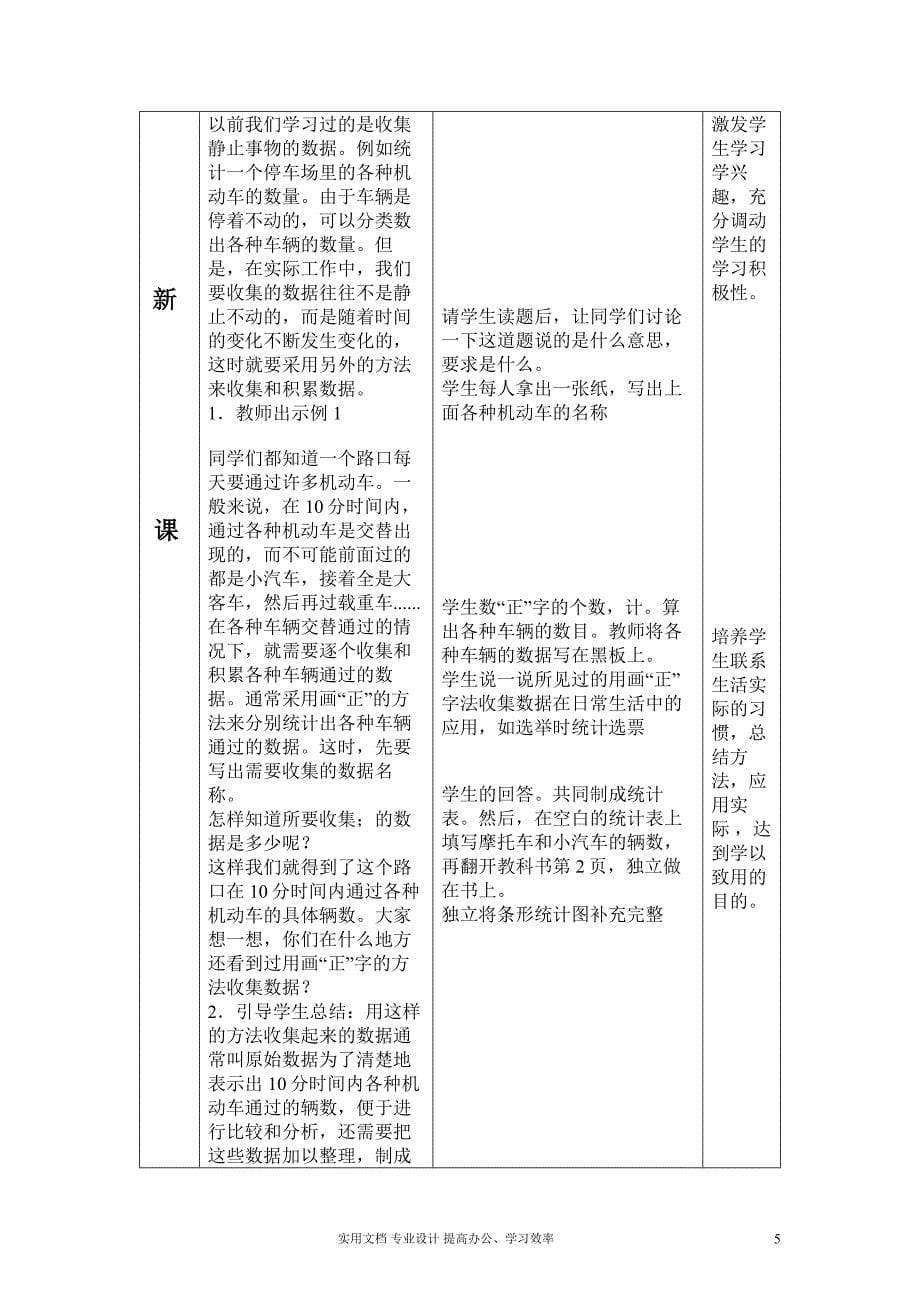 人教版新课标五年级下册数学教案-_第5页