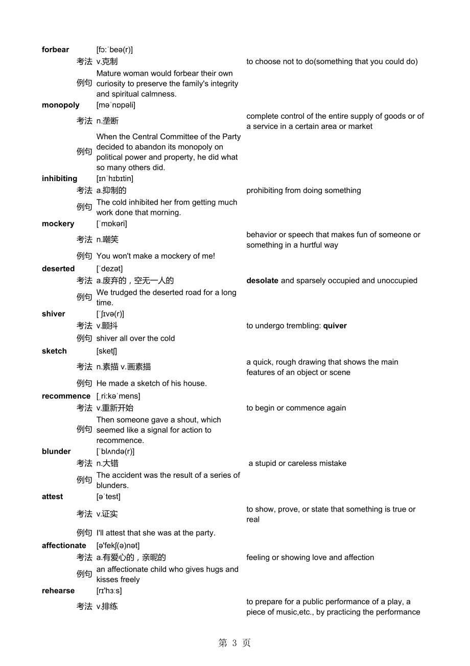 《ACT-SAT分级词汇》【Level 7 ACT-SAT】【GHOE】_第4页