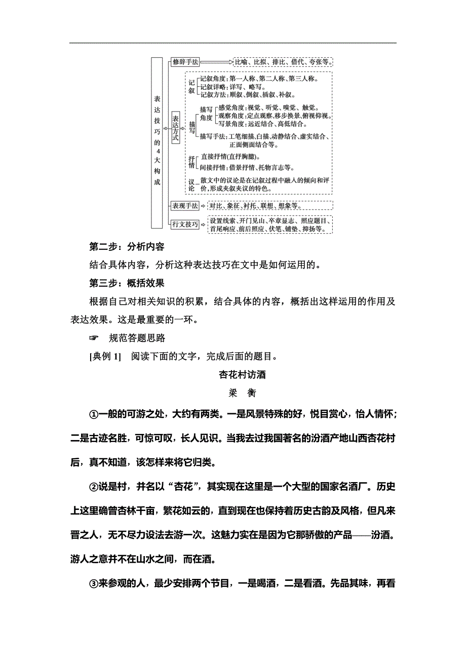 新高考语文（人教版）一轮复习教师用书：第1部分 专题 5 关键能力 第5讲 深化技巧水平准解技巧、语言题_第2页