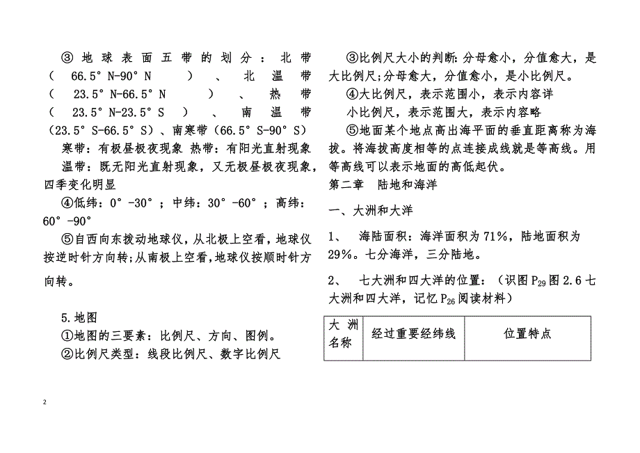 2018地理中考知识点整理_第2页