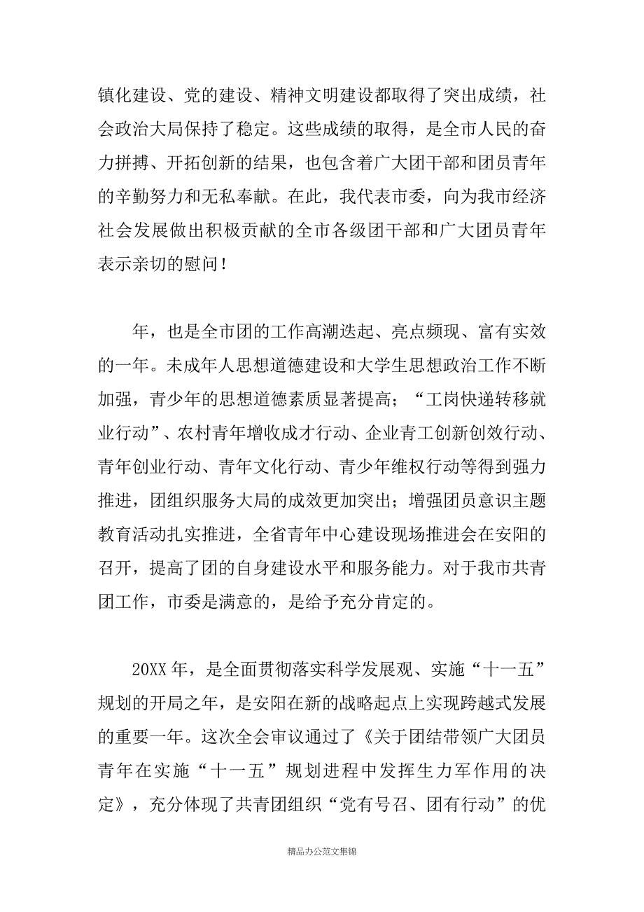 在共青团安阳市十三届八次全委会议发言稿_第2页