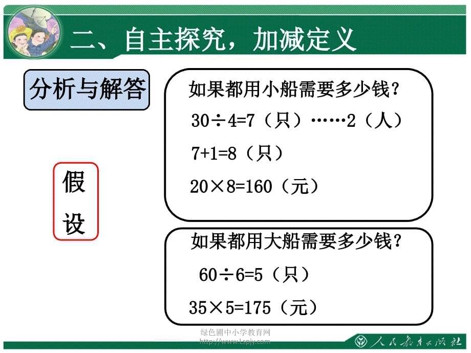 人教版四下租船问题课件_第5页