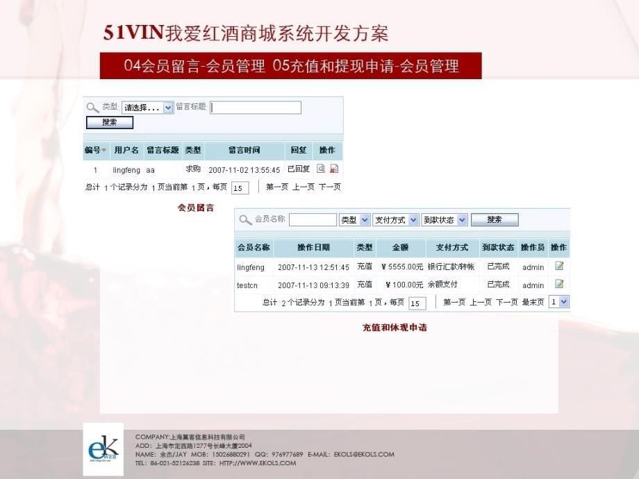 51VIN红酒商城系统开发方案-功能-会员管理系统_第5页