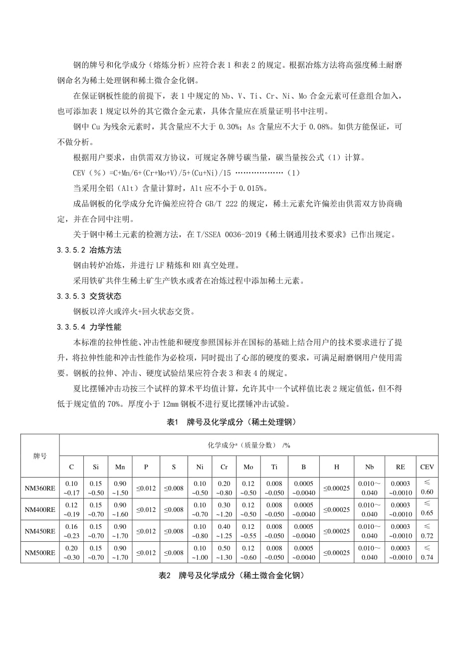 《煤炭刮板机用高强度稀土耐磨钢板》编制说明_第3页