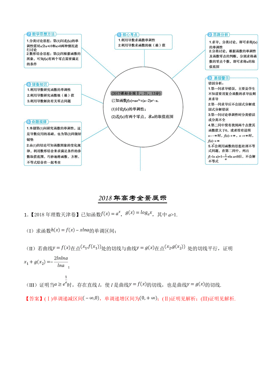 三年高考（2016-2018）通用版高考数学（理）真题汇编：专题07-导数的应用_第2页