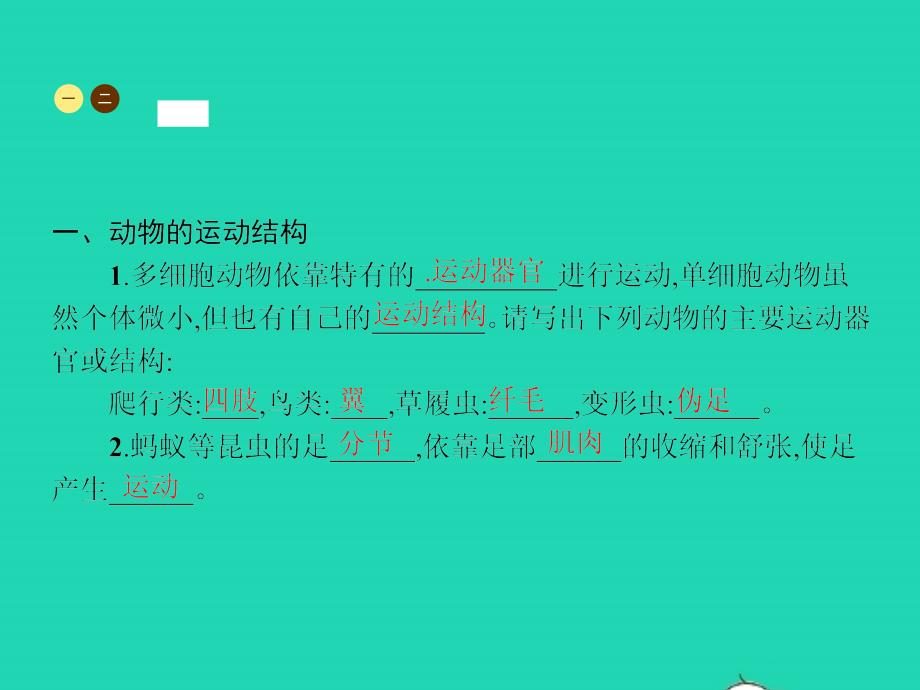 八年级生物上册17.2动物的运动依赖于一定的结构课件（新版）苏教版_第2页