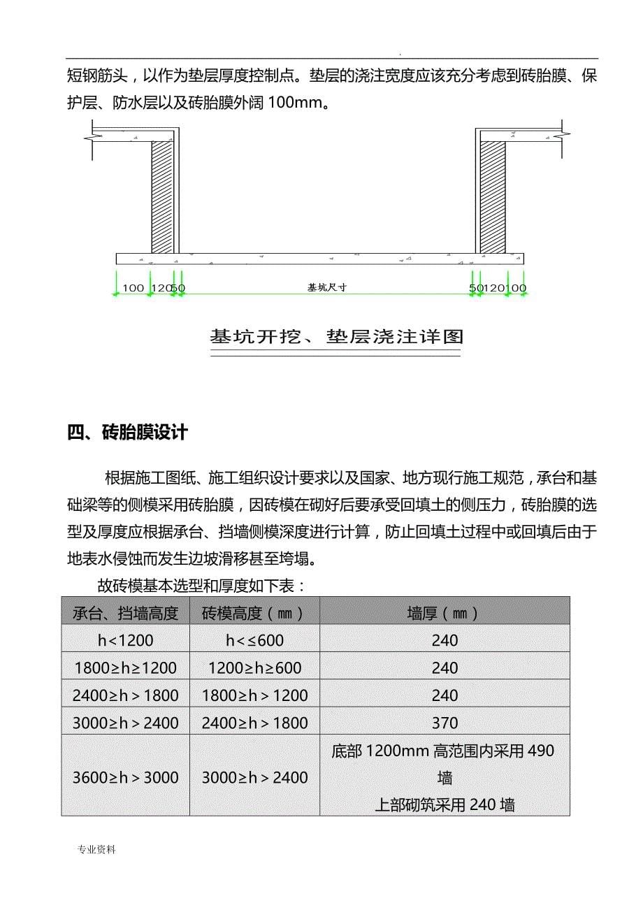 砖胎膜施工组织设计(定稿)用于签证比较详细_第5页