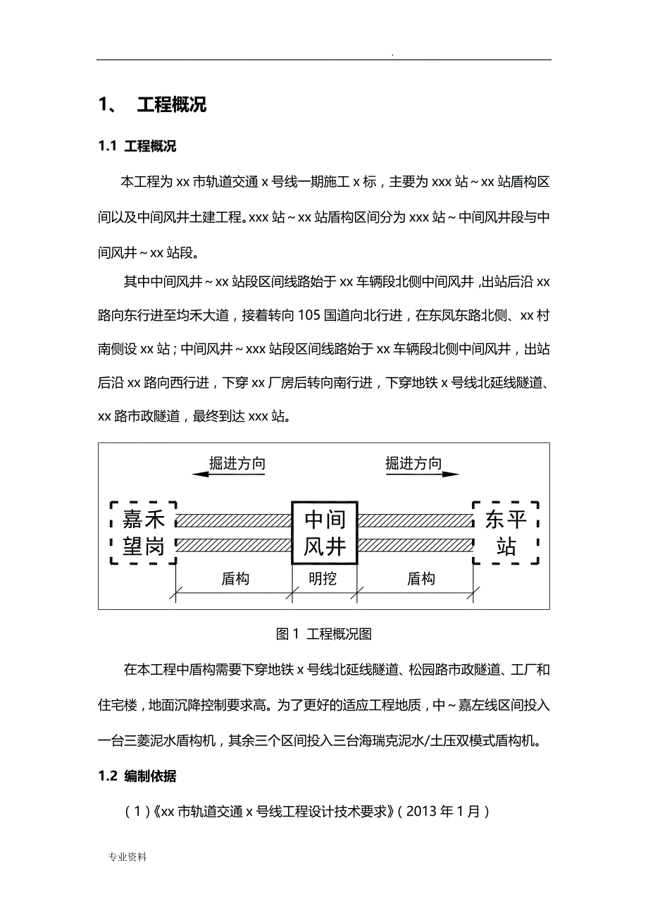 盾构洞门环梁专项施工组织设计_第1页