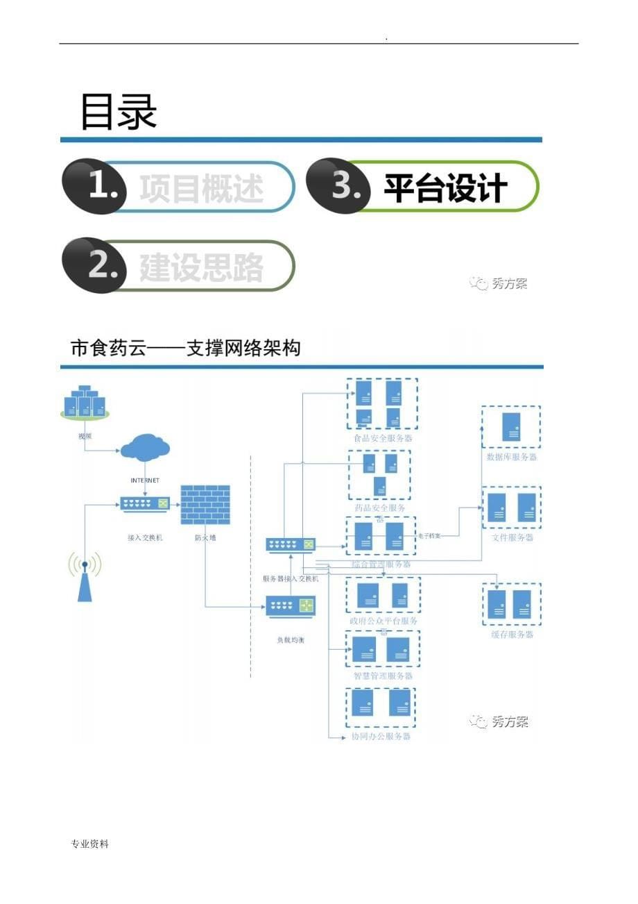 智慧食药监督管理平台建设实施方案_第5页