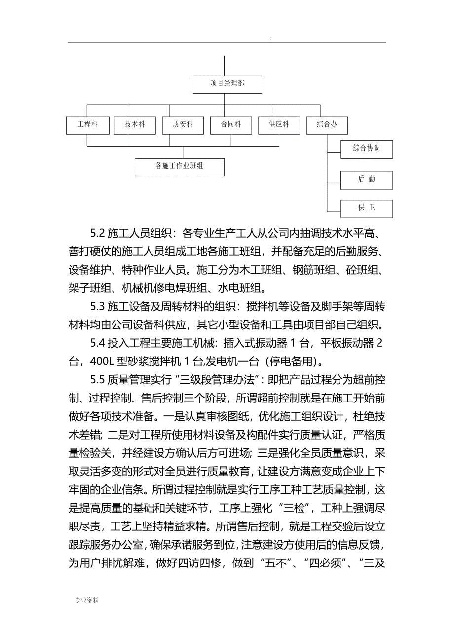 广场拆除施工组织设计_第5页