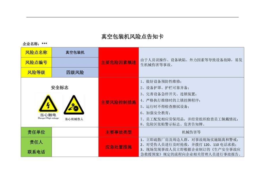 现场危险源风险点安全告知卡、告知牌 (2)_第3页