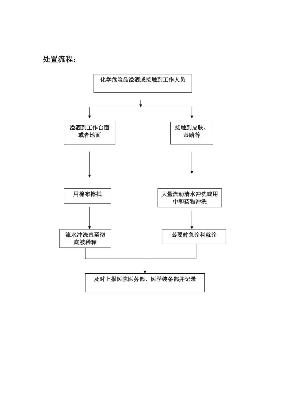 化学危险品溢出应急预案及处置流程_第5页