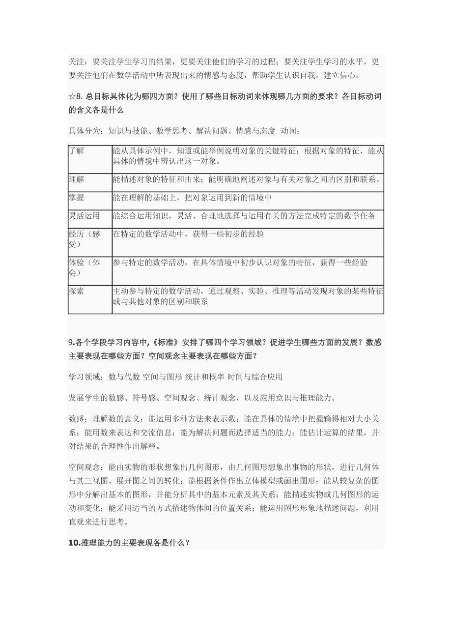 《小学数学课程标准》(实验稿)思考题_第2页