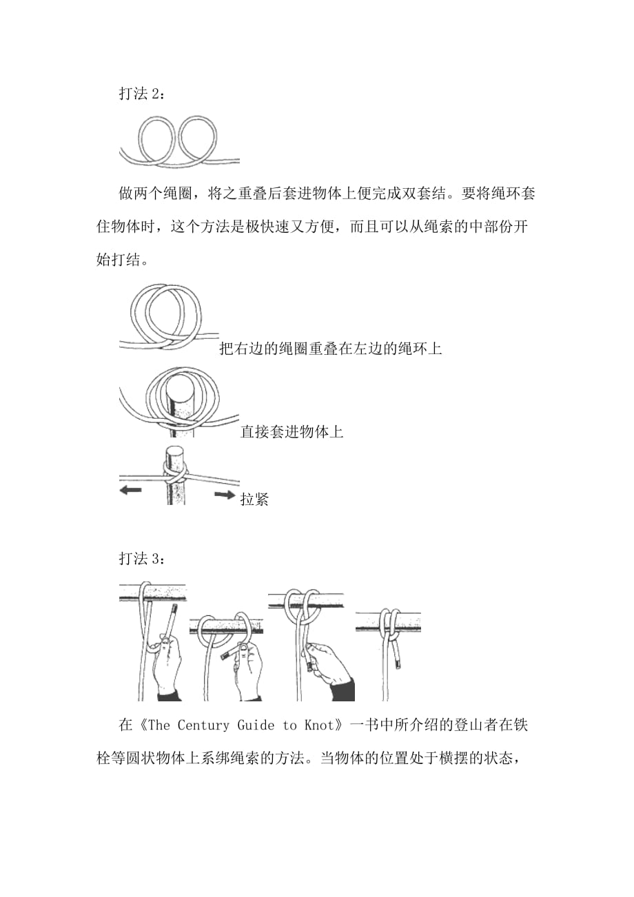 户外(攀岩)结绳的集中打法_第3页