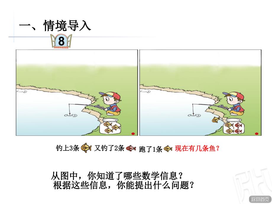 青岛版数学一年级（上册）第三单元窗8.10以内加减混合运算_第2页