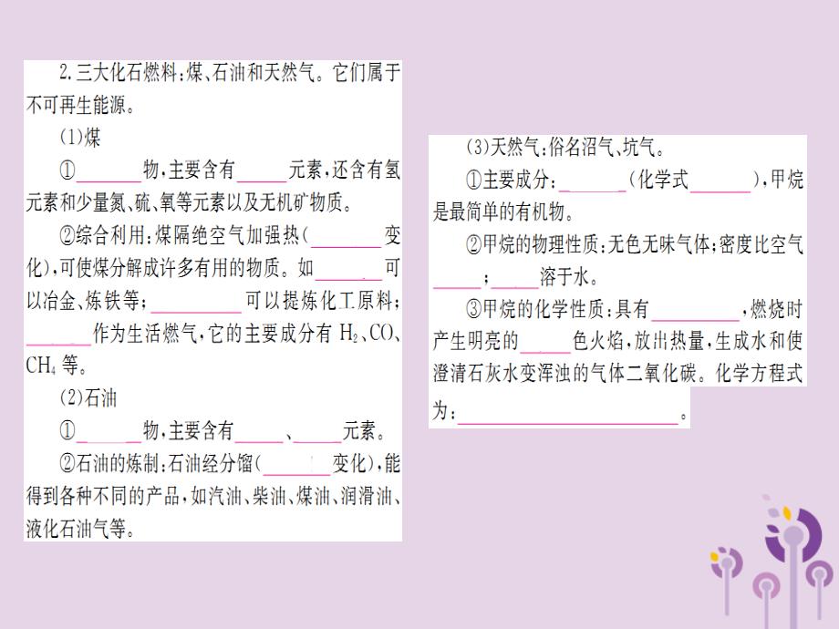 中考化学一轮考点复习第七单元燃料及其利用课件_第4页