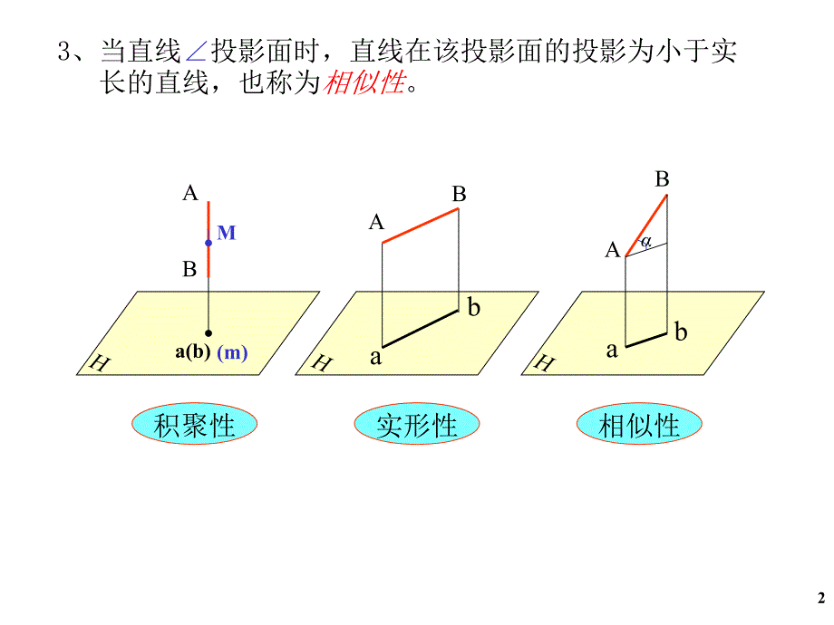 工业设计 机械制图教程 直线的投影_第2页