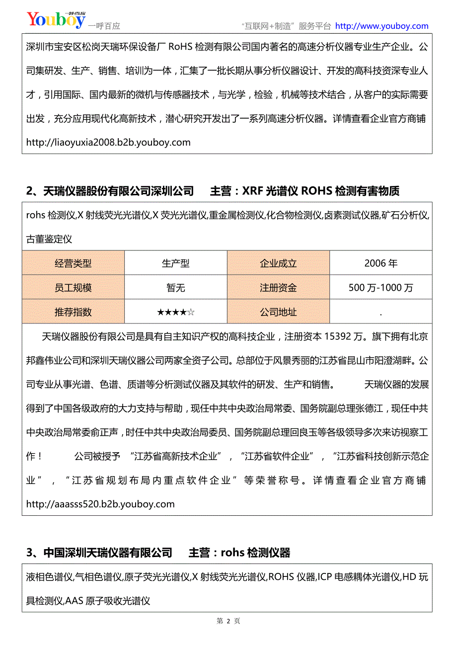 ROHS检测仪器种类都有哪些,ROHS检测仪器生产厂家有哪些_第2页