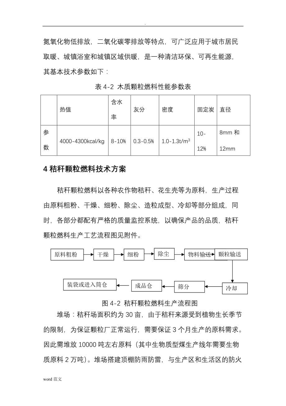 生物质颗粒燃料工艺设计流程及设备_第5页