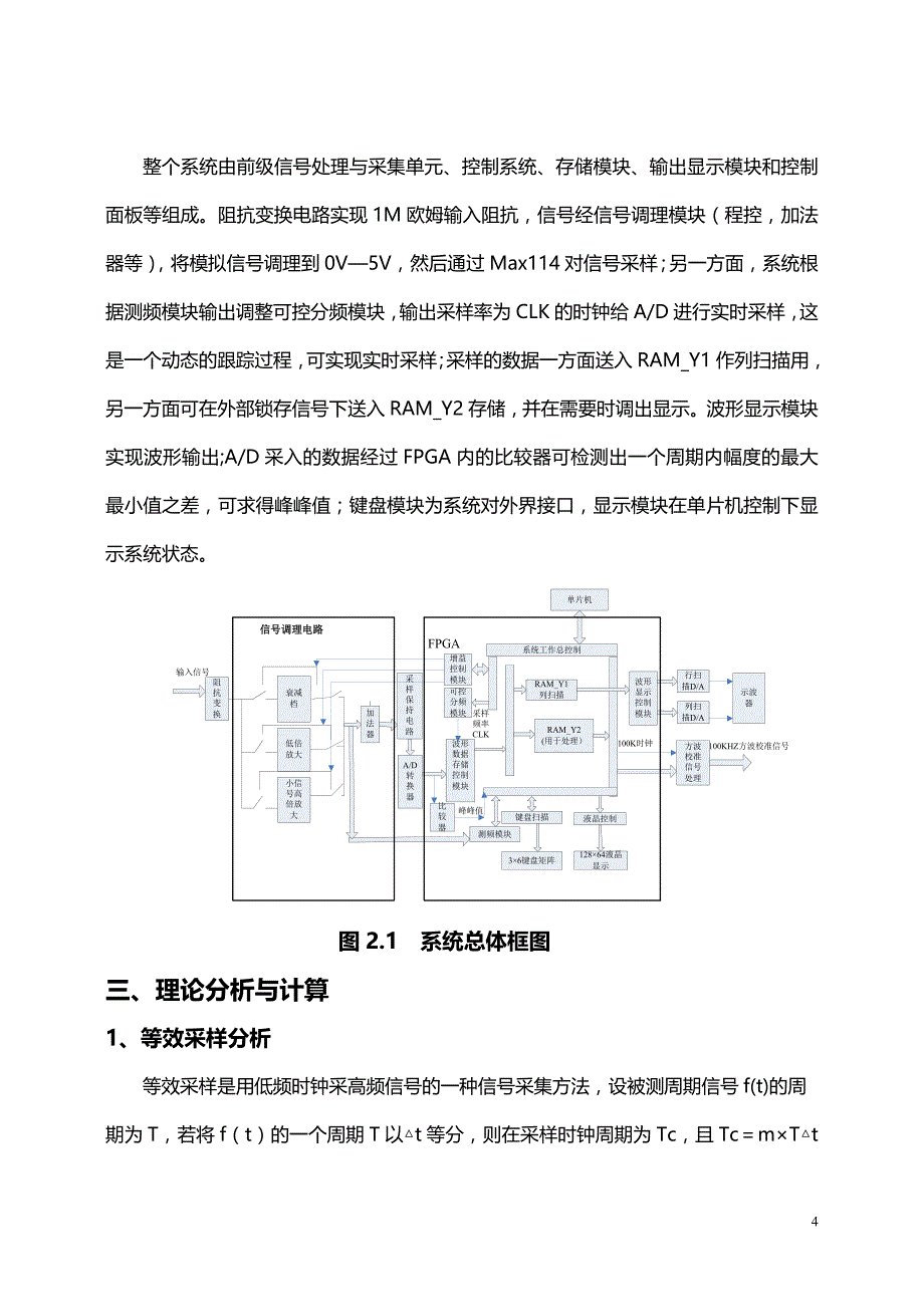 大赛报告——数字示波器_第4页