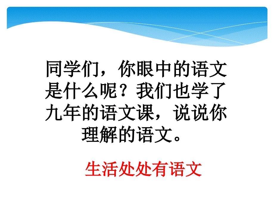 高中语文开学第一课语文魅力_第5页