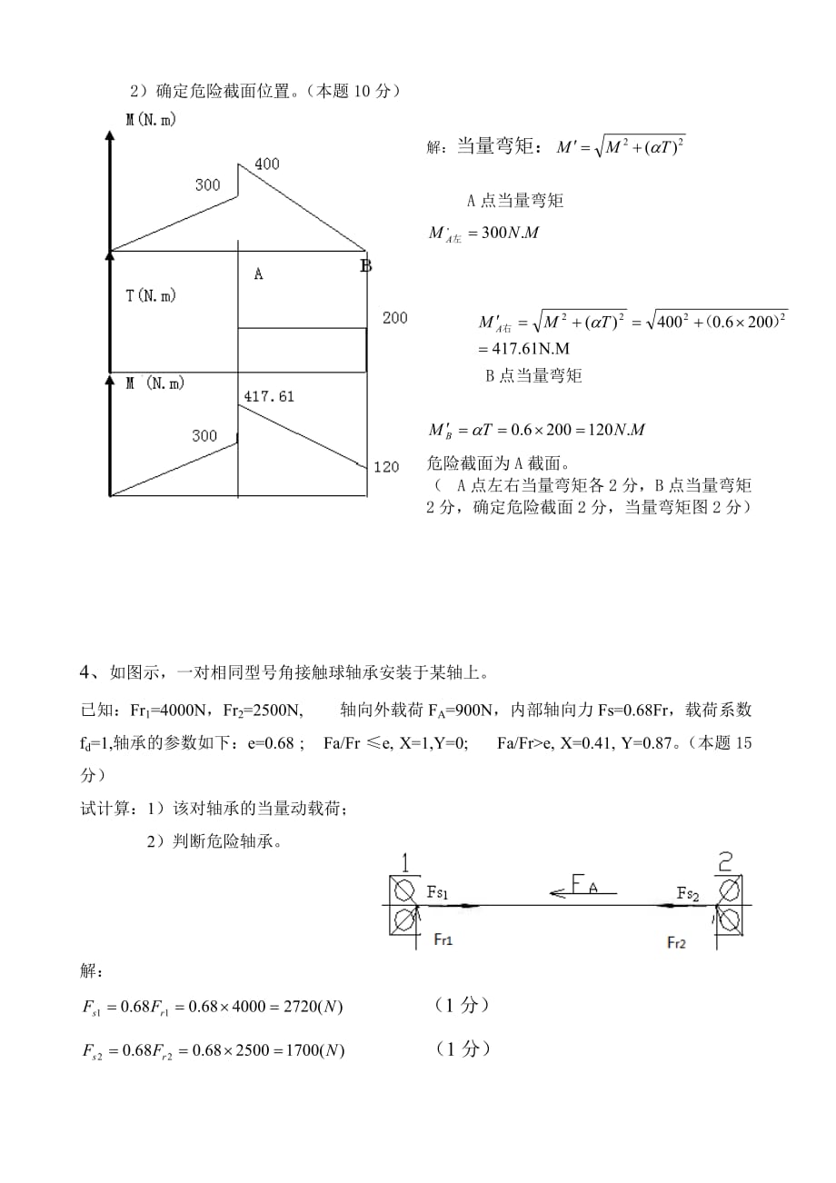 《机械设计》试题B_第4页