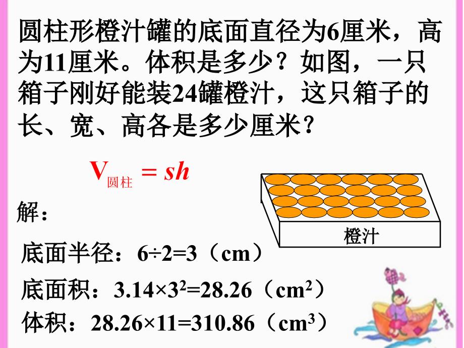 人教版小学六年级下册练习圆柱的体积_第1页