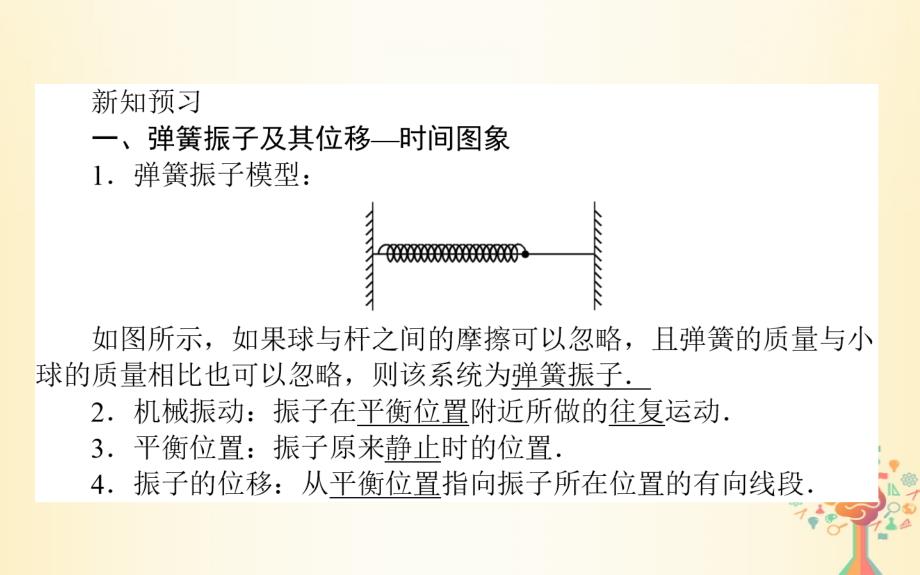 2017-2018学年高中物理 第十一章 机械振动 11.1 简谐运动课件 新人教版选修3-4_第4页