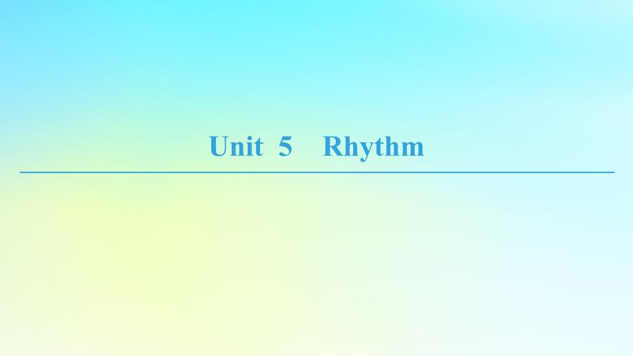 2019学年高中英语 Unit 5 Rhythm Section Ⅰ Reading 课件 北师大版必修2教学资料_第1页