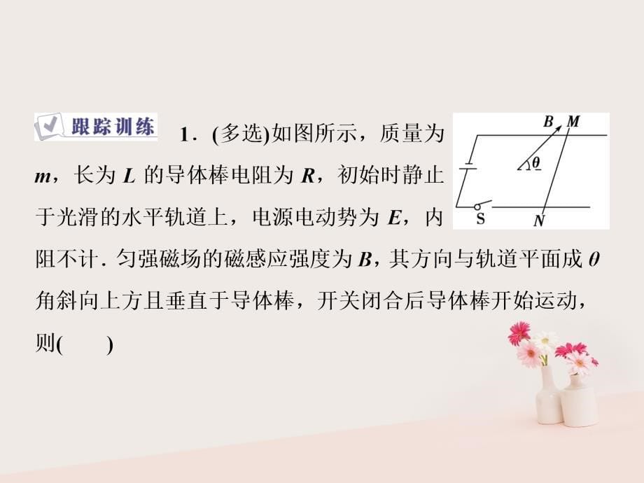 2019届高考物理一轮复习 第8章 磁场 5 章末热点集训课件 新人教版教学资料_第5页