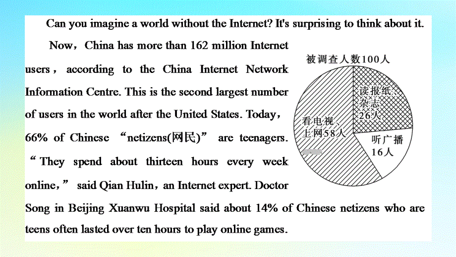 2019学年高中英语 Unit 4 Cyberspace Section Ⅰ Reading 课件 北师大版必修2教学资料_第3页