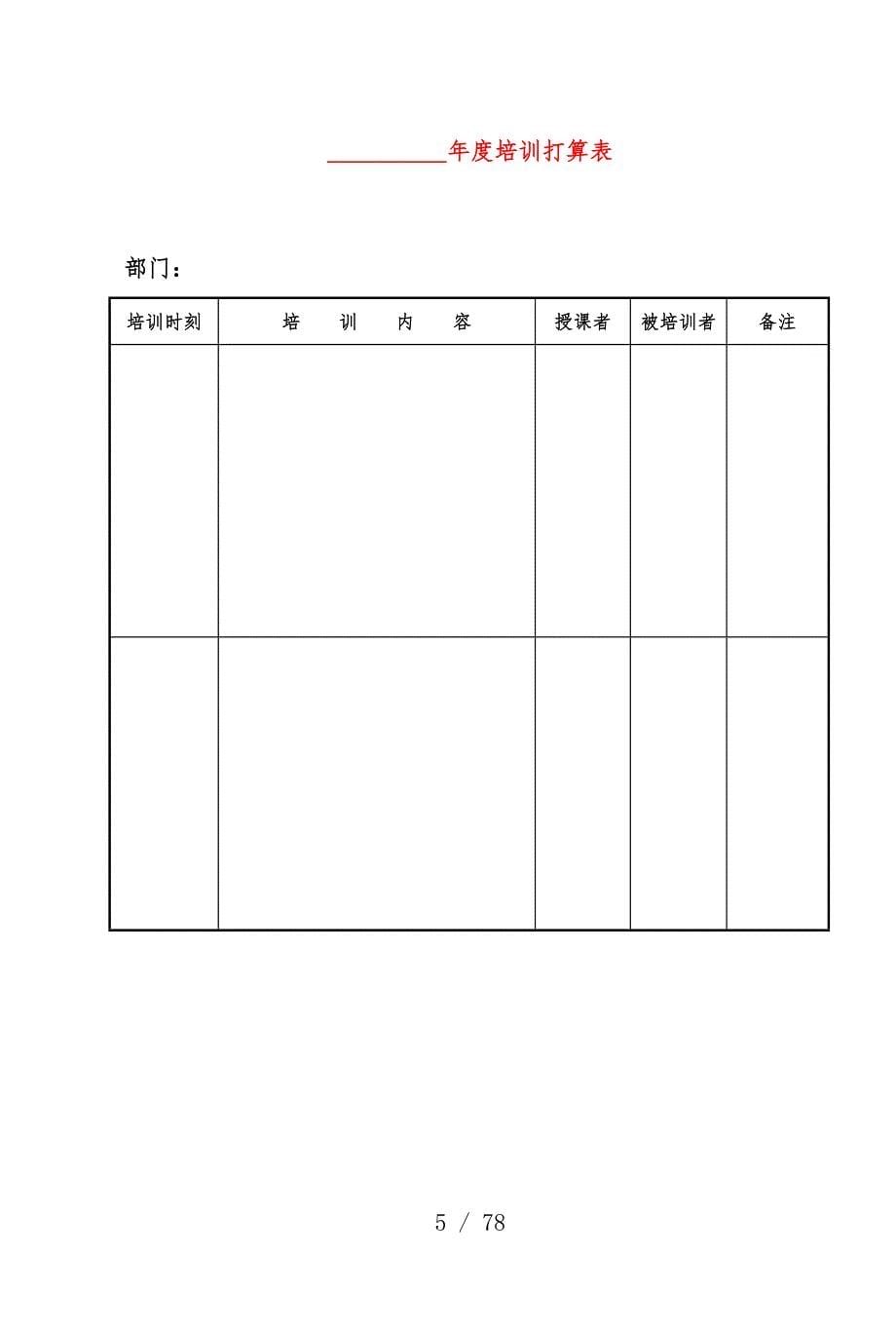 经营企业质量管理表格文件_第5页