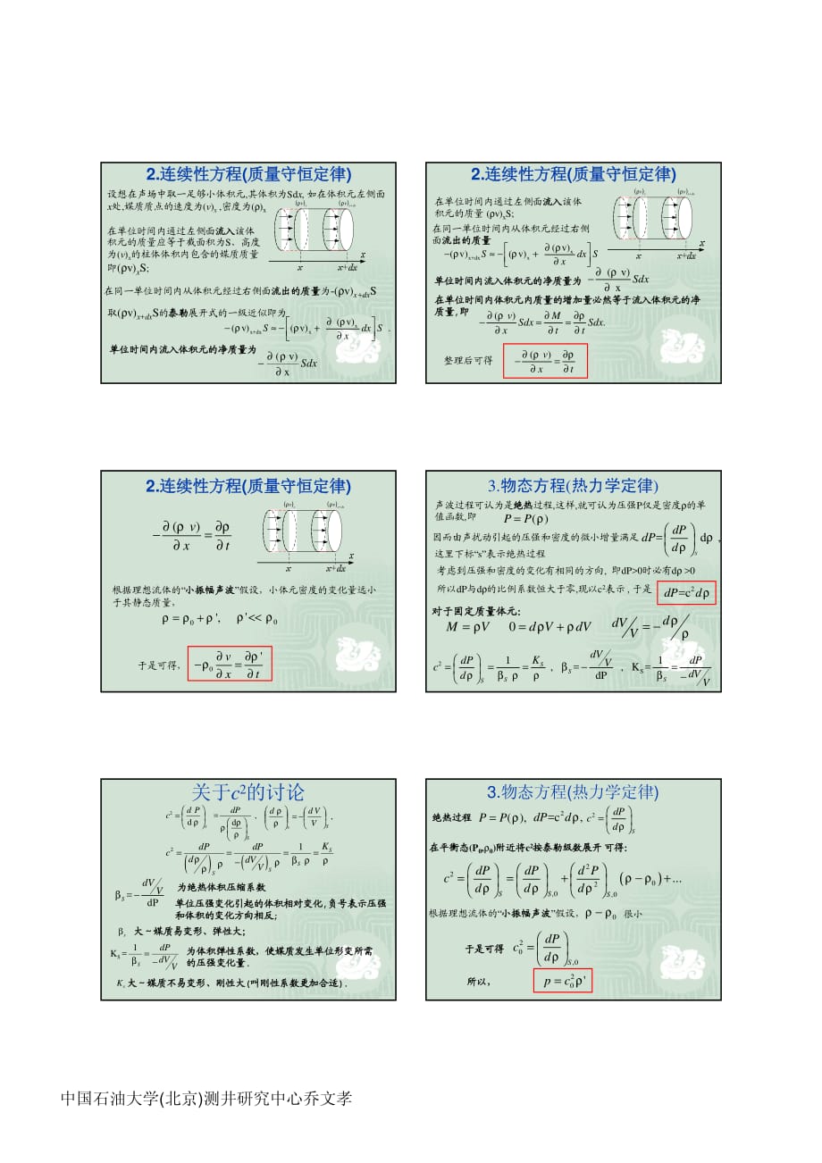 Ch2 流体中声波-02 波动方程的建立_第2页