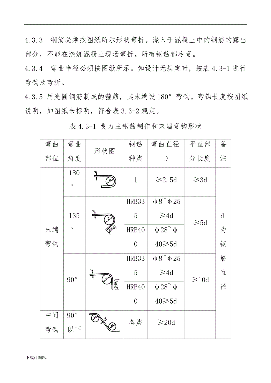 钢筋加工与安装工程施工设计方案_第4页