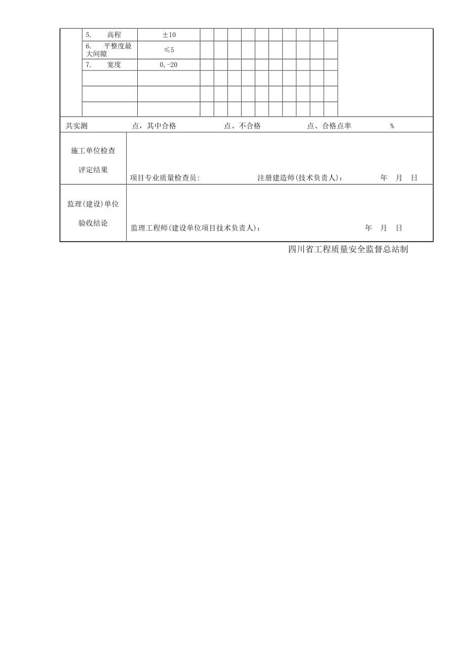 SG透水混凝土路面检验批_第5页