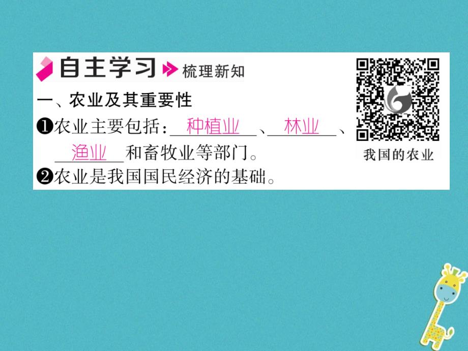 2019年初二地理上册 第4章 第2节 农业习题课件 新人教版教学资料_第3页