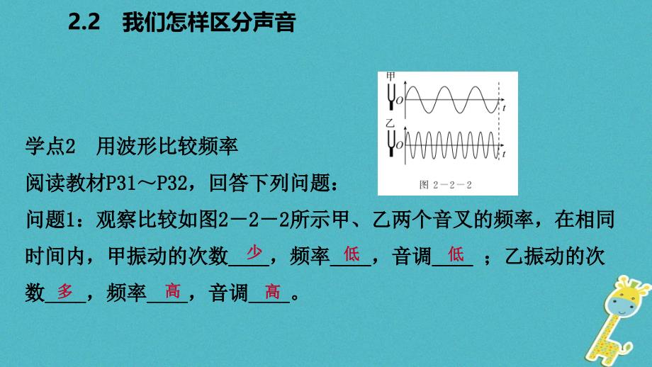 2019年初二物理上册 2.2 我们怎样区分声音课件 粤教沪版教学资料_第4页