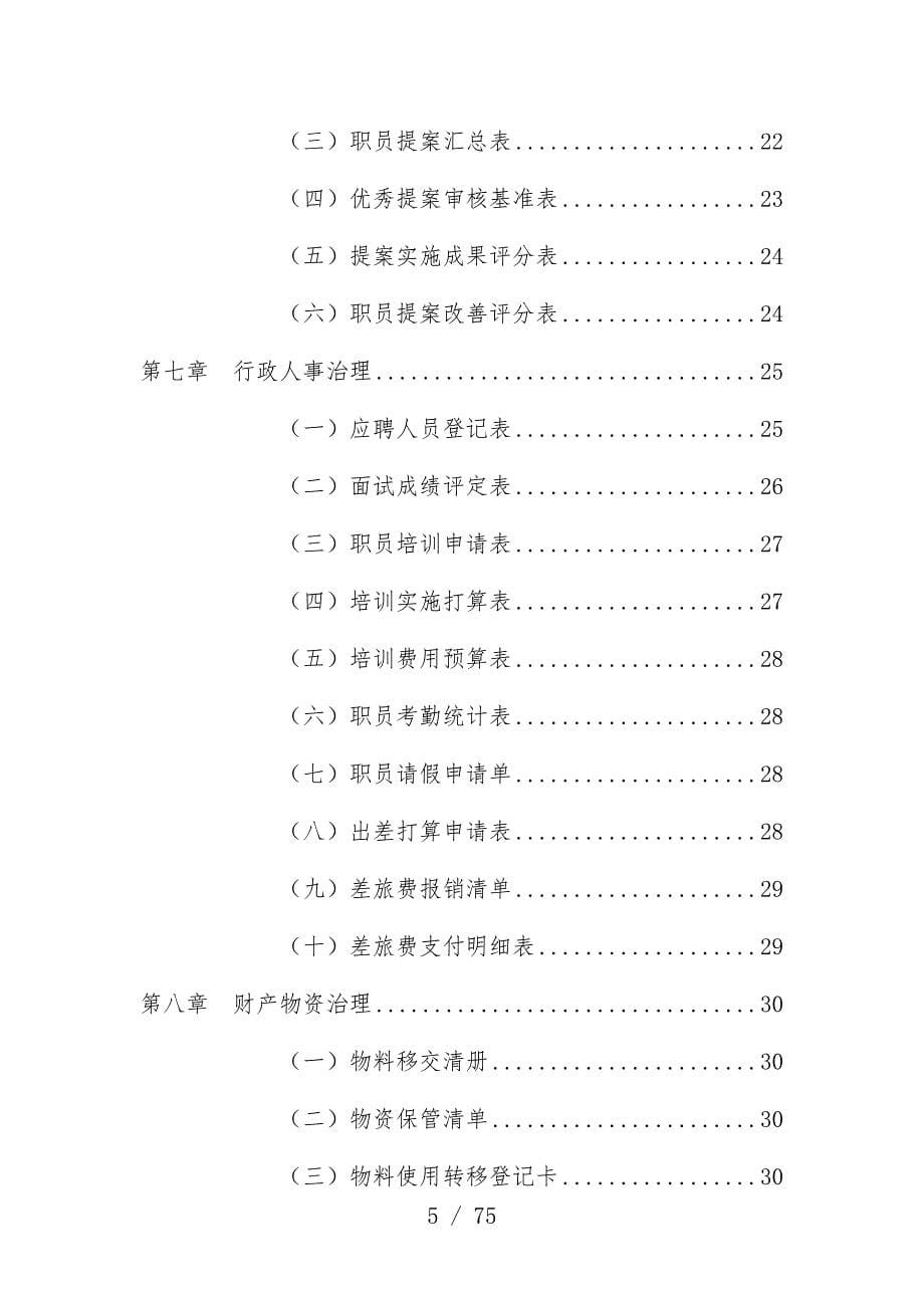 行政管理职位工作办法文件_第5页