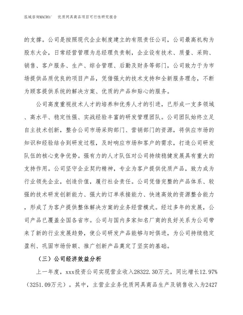 优质网具商品项目可行性研究报告模板及范文.docx_第5页