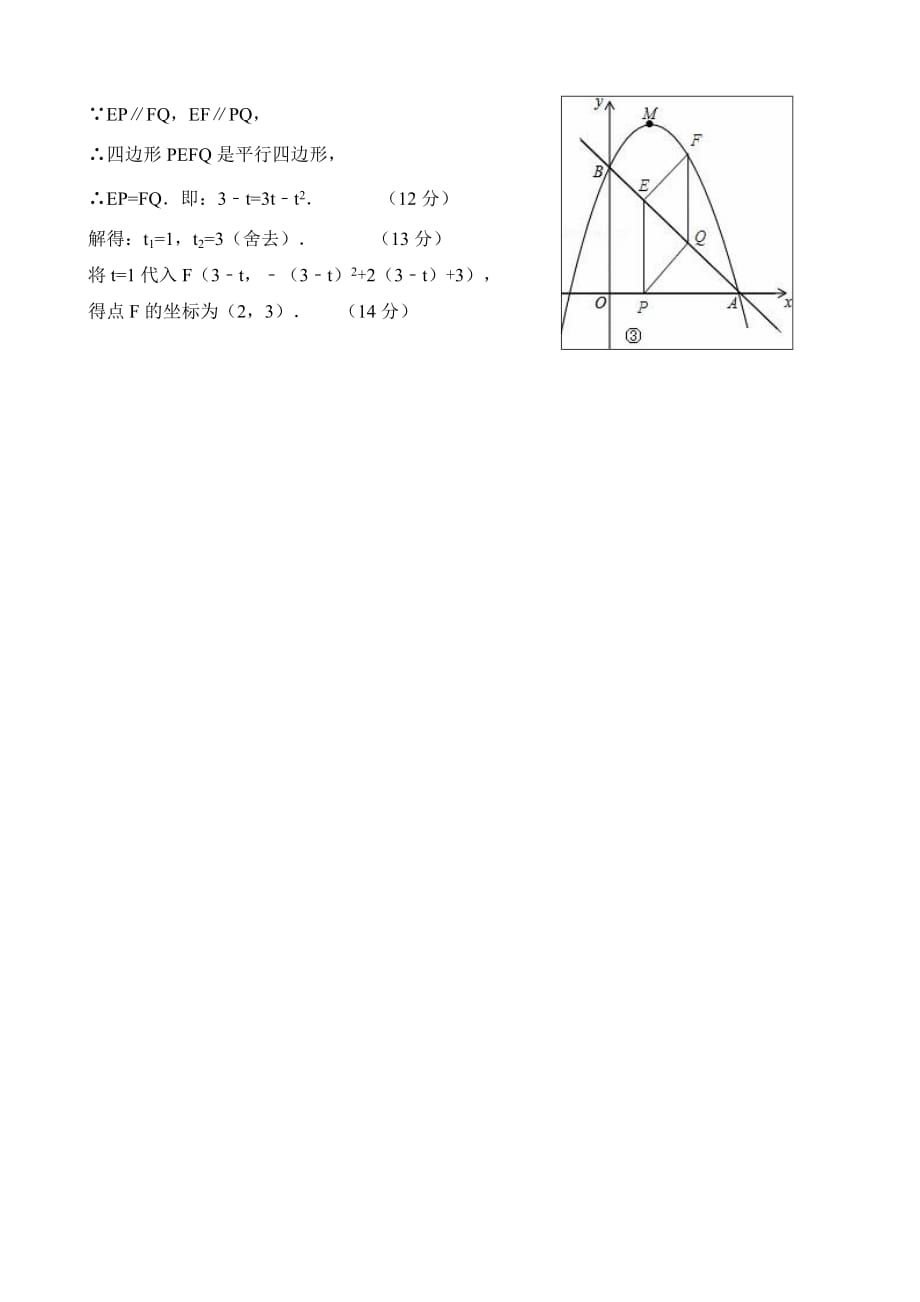 定安县2017年中考模拟测试数学科试卷（一）答案.doc_第4页