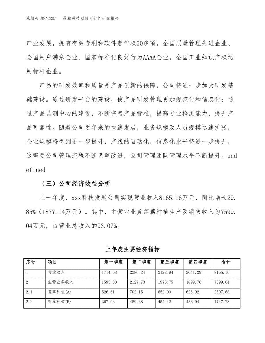 莲藕种植项目可行性研究报告模板及范文.docx_第5页