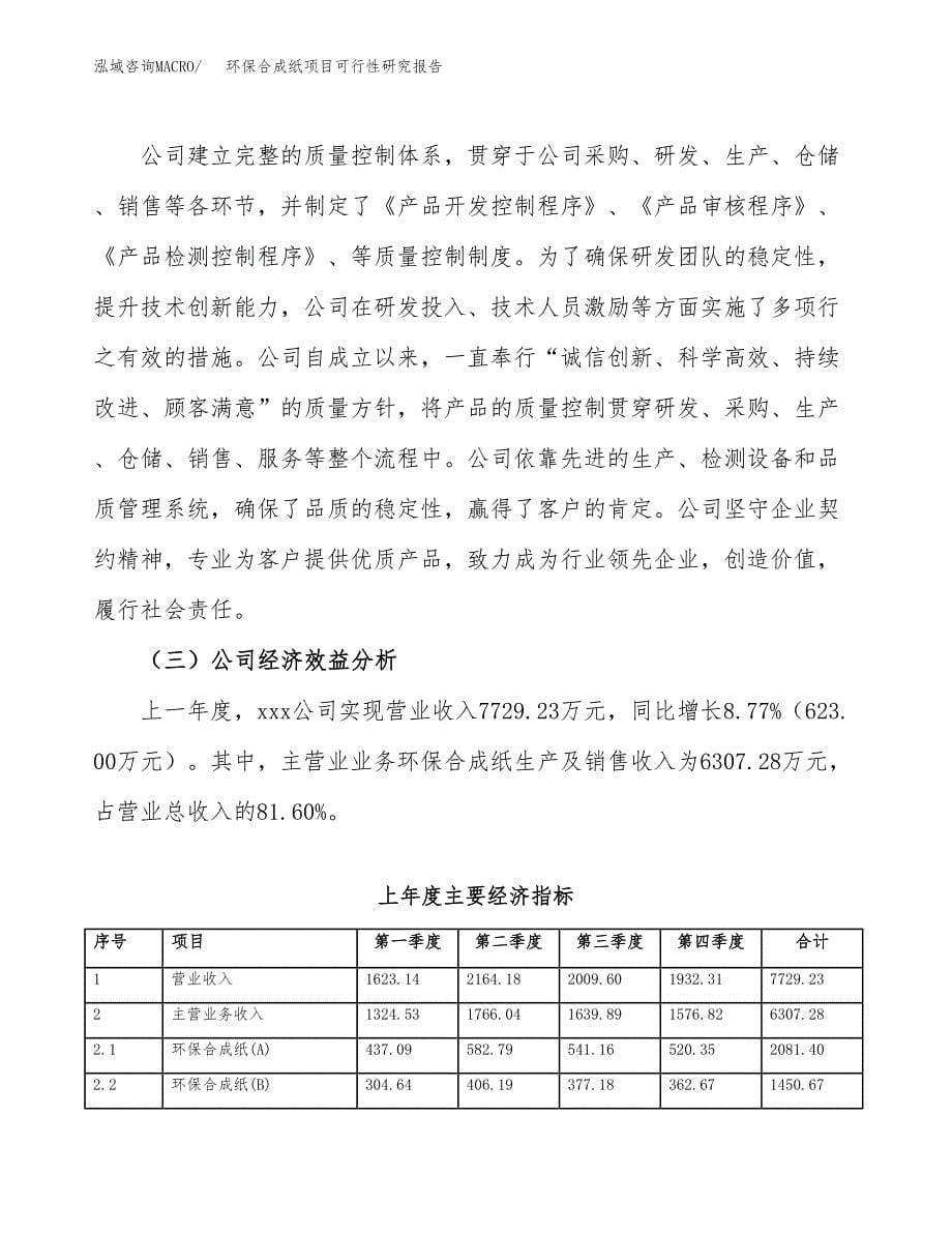 环保合成纸项目可行性研究报告模板及范文.docx_第5页