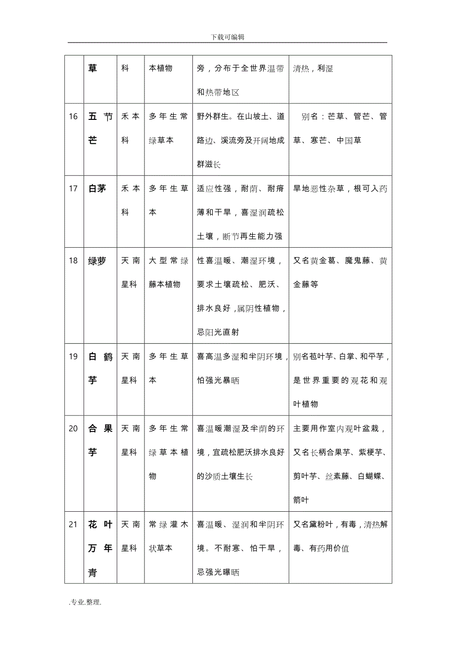 校园植物观察与识别_第4页